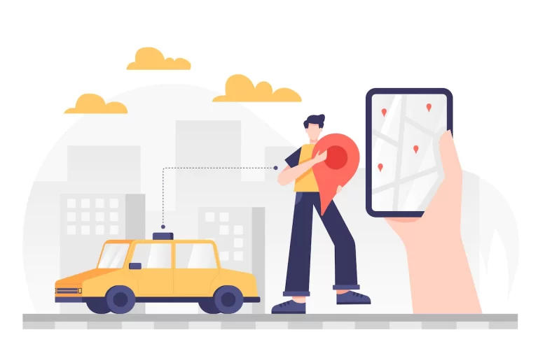 young-man-wanted-travel-run-errands-so-he-used-application-his-mobile-phone-call-taxi-call-taxi-service-online-mobile-application-vector-cartoon-illustration-flat-design_1150-56219