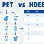 perbedaan botol pet dan hdpeilustrasi teknis infograf 2917091779