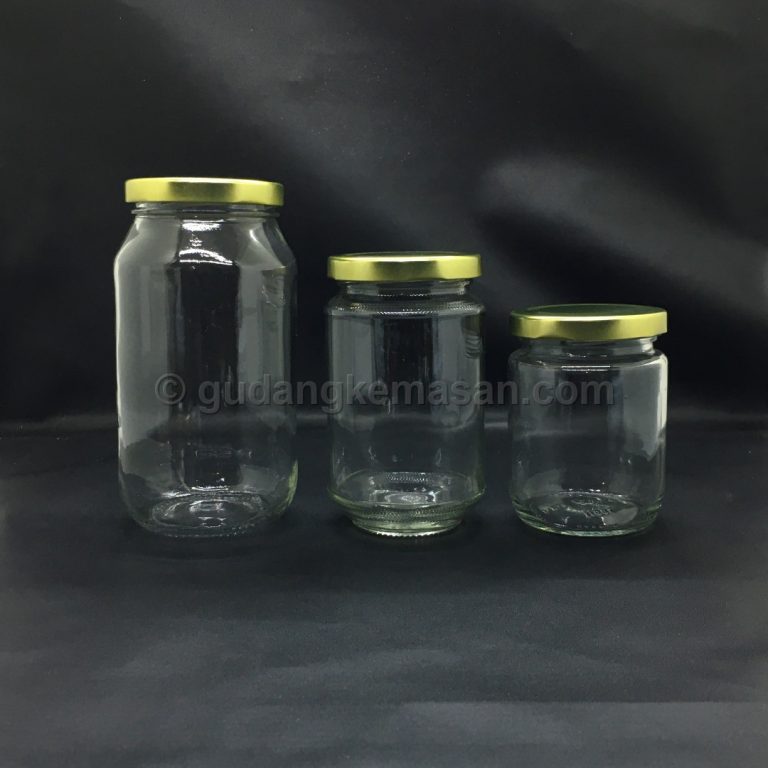 Jar Selai Cap Gold 250 ml ,330 ml, 500 ml