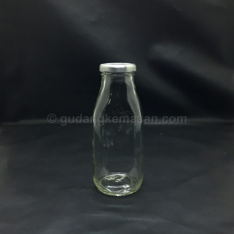 Botol Juice Square 330ml Cap Silver
