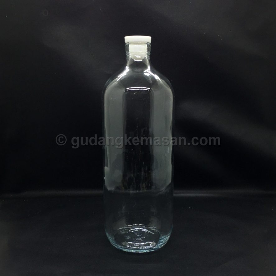 Botol Gendut 1L - Jar & Botol Kaca Baru | Gudang Kemasanku