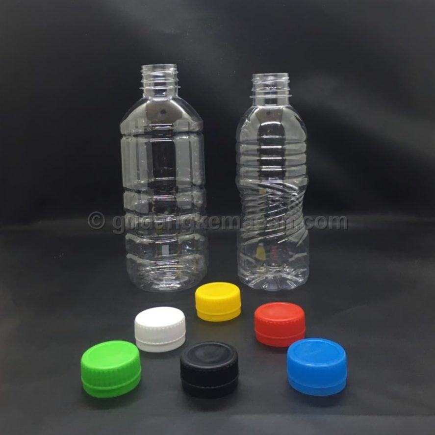 Botol Aqua 330 ml, dan 500 ml - Botol PET Minuman | Gudang Kemasanku
