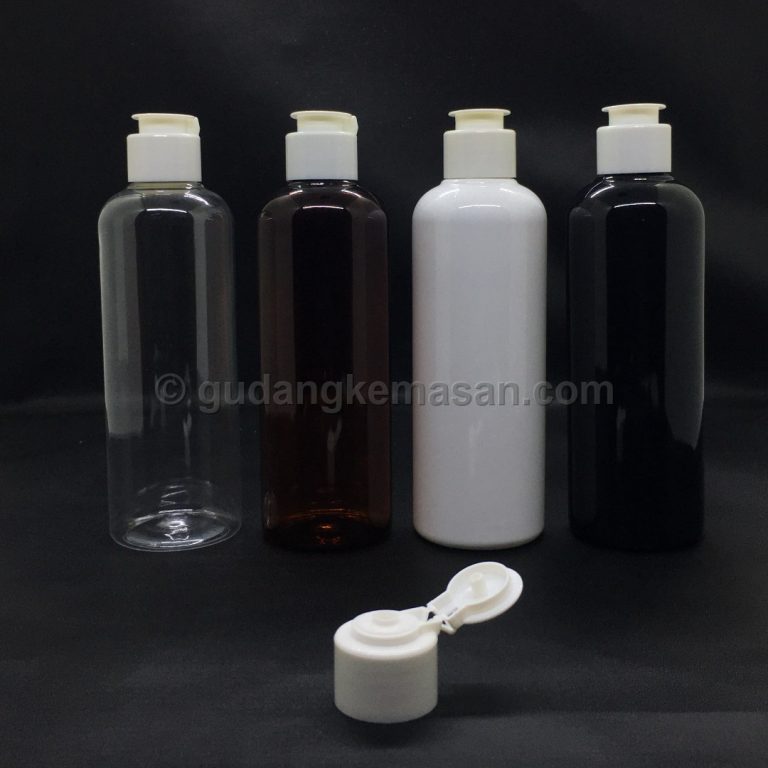 PET 250ml Fliptop Jamur Putih