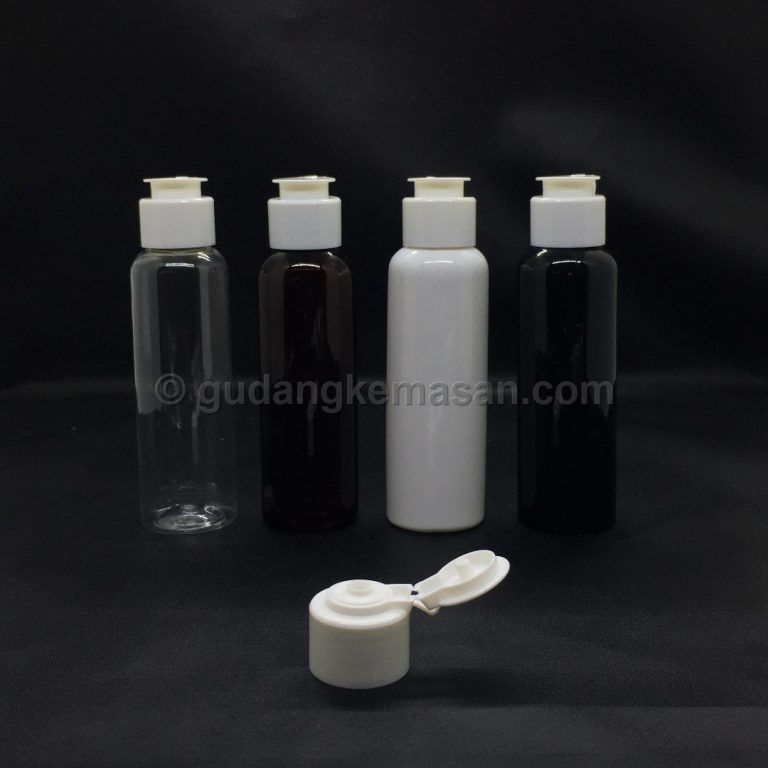 PET 100ml Fliptop Jamur Putih