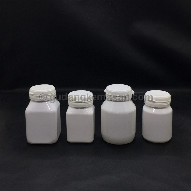 Botol Capsul Putih Susu