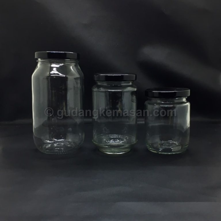 Jar Selai Cap Black 250 ml , 330 ml ,500 ml
