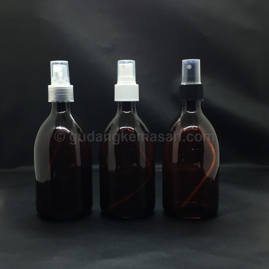 SCL 300ml Amber Spray - Botol PET Body Care | Gudang Kemasanku