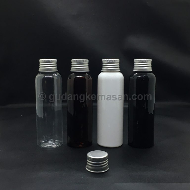PET 100ml Tutup Alumunium Silver