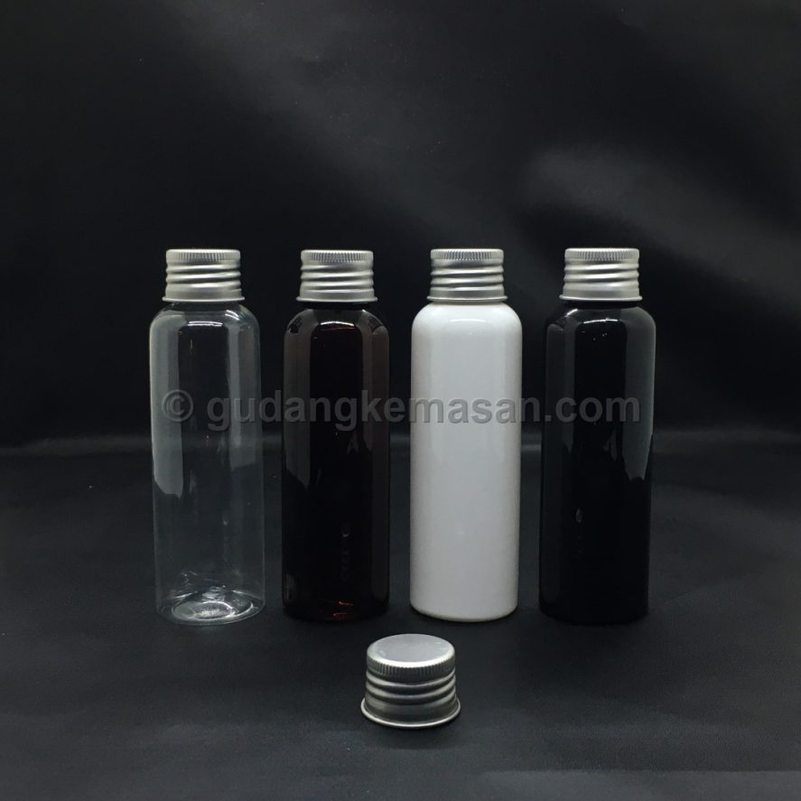 pet 100ml tutup alumunium silver