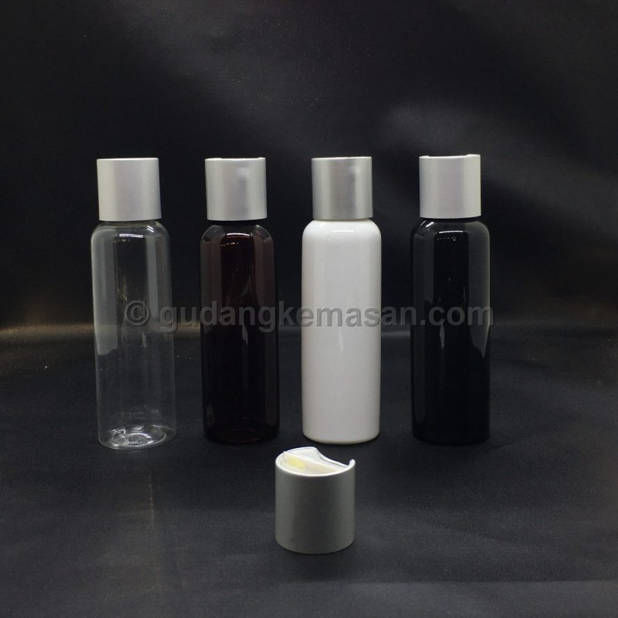 pet 100ml disctop silver doff