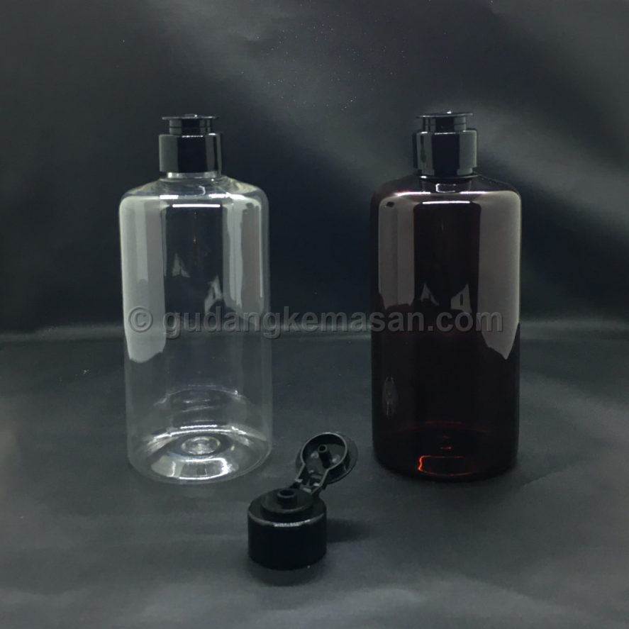 pet 500ml fliptop jamur hitam