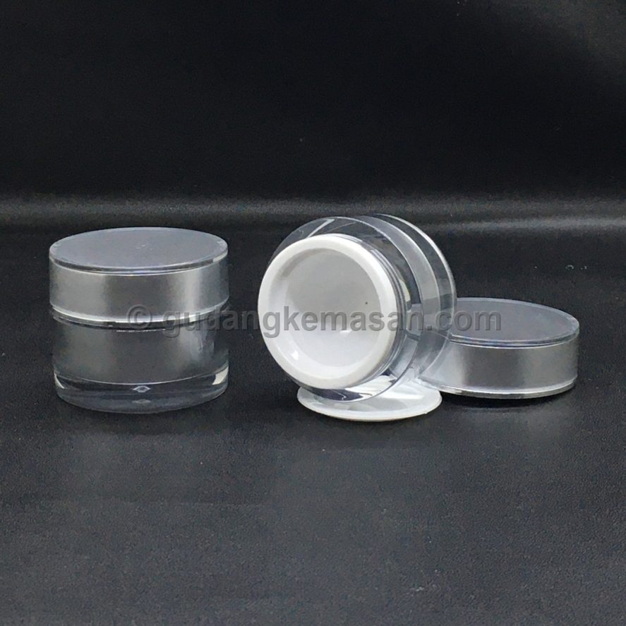 pot cream acrilic silver 10gr