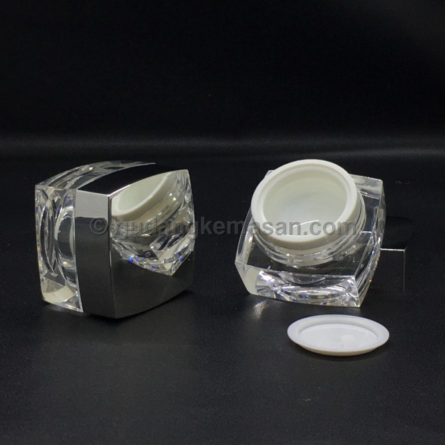 pot cream acrilic square 10gr