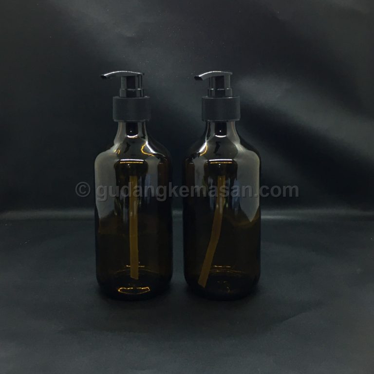 botol amber 330ml pump