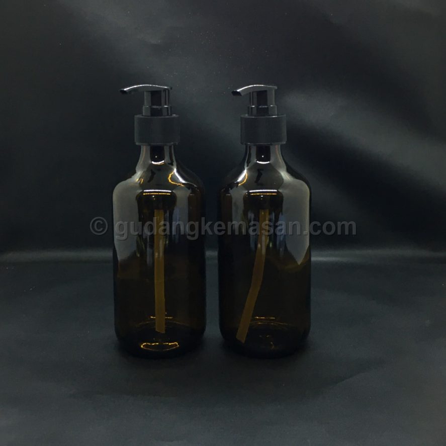 botol amber 330ml pump