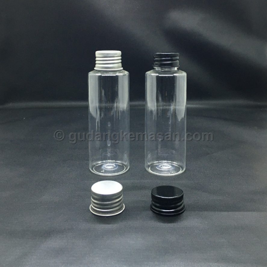 PET 100ml RF Tutup Almunium - Botol PET Body Care | Gudang Kemasanku