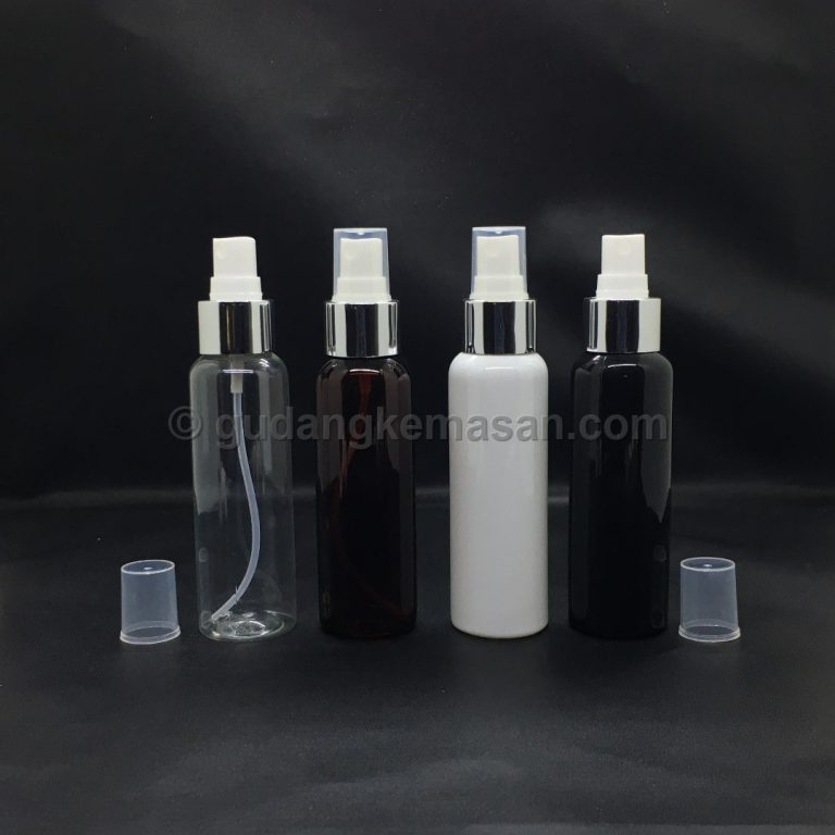 PET 100ml Spray Silver Shiny