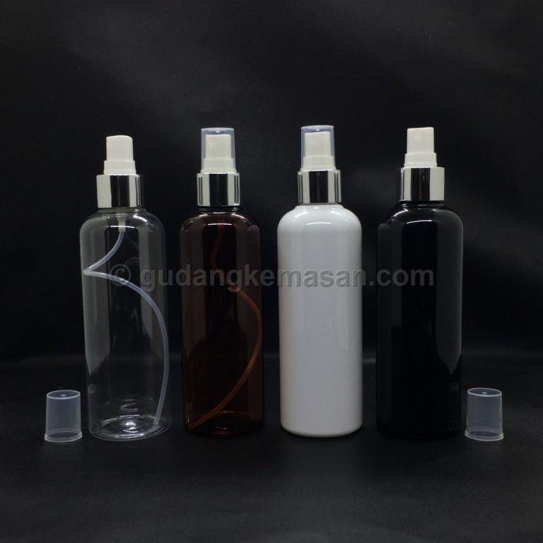 PET 250ml Spray Silver Shiny