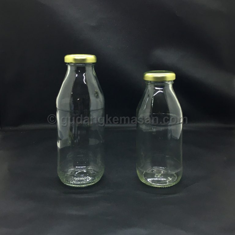 botol juice 280 ml , 350ml cap gold