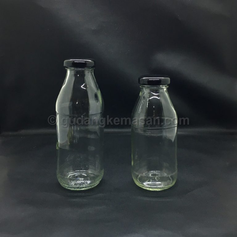 botol juice 280 ml , 350ml cap black